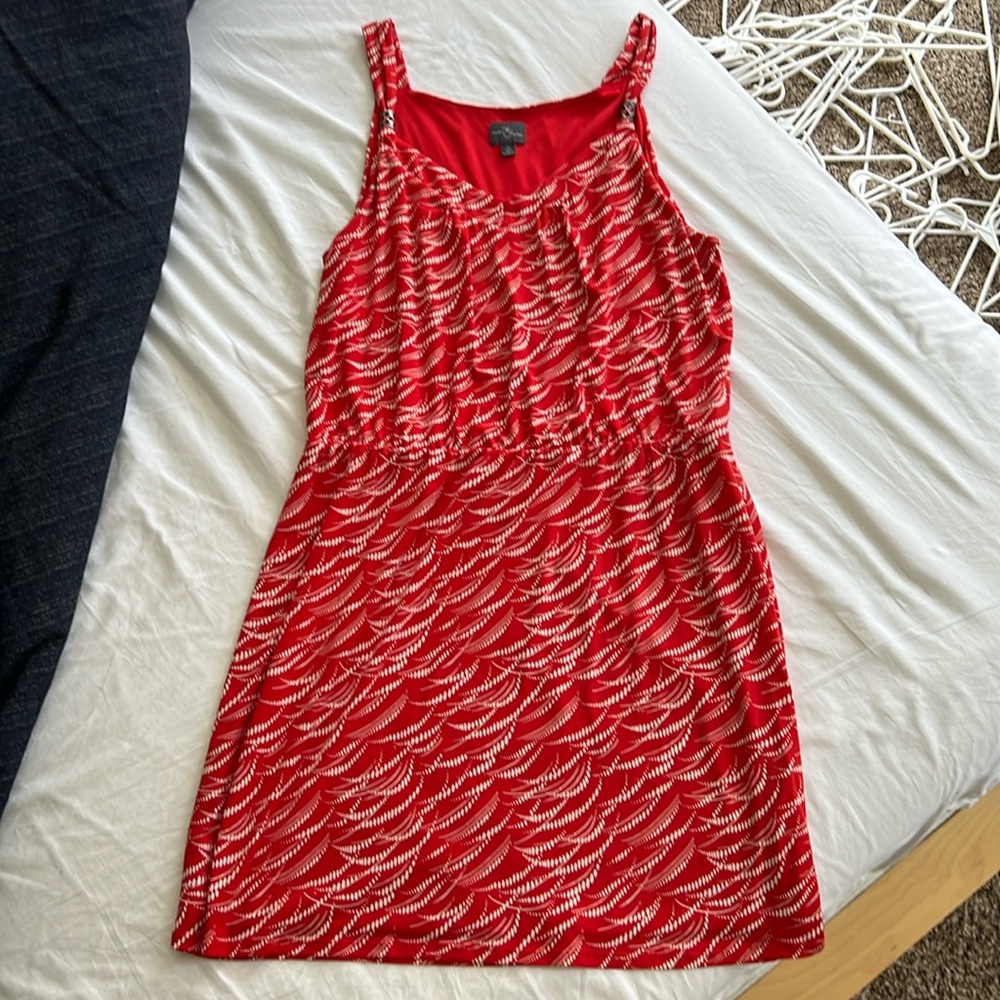 Market and Spruce Red Dress